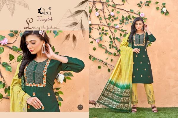 Kinti Hazel 4 Regular Rayon Exclusive Designer Readymade Collection